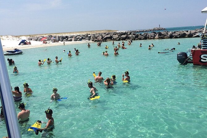 2-Stop Snorkeling and Dolphin Cruise from Destin - Your Itinerary in Plain English: Harbor Cruise, Snorkel Stop One, Then Stop Two