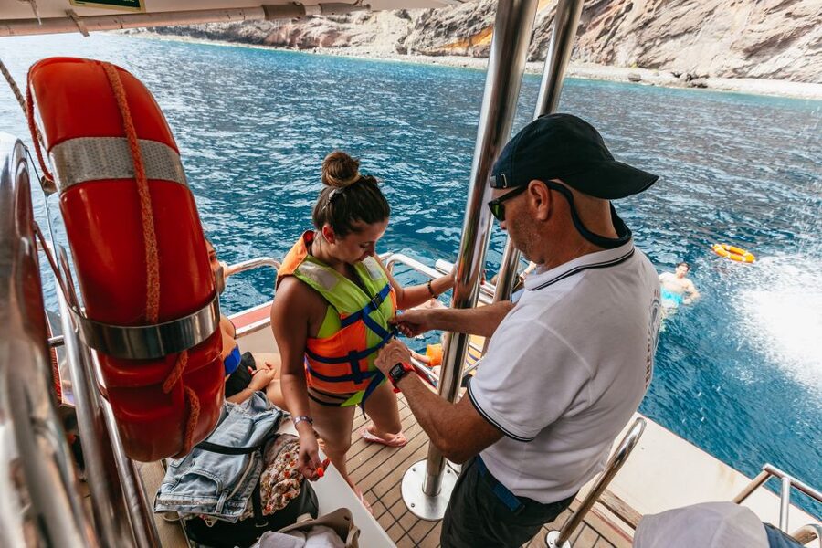 Adeje: Whale and Dolphin Watching Cruise with Lunch and Swim - Seeing whales and dolphins well: boats, crowding, and how to work the deck