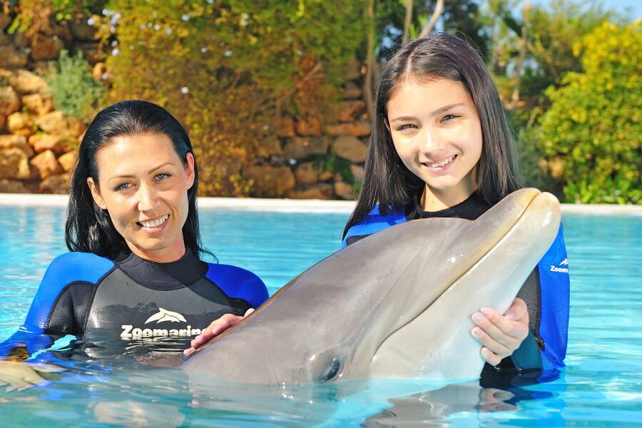 Algarve Zoomarine Ticket and Dolphin Emotions Experience - Getting in the lagoon: what happens during the water time