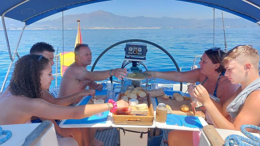 Always private 4 hour - Sail- dolphin Yacht Charter-paddle - First Look: Why This Estepona Sail Day Feels Different