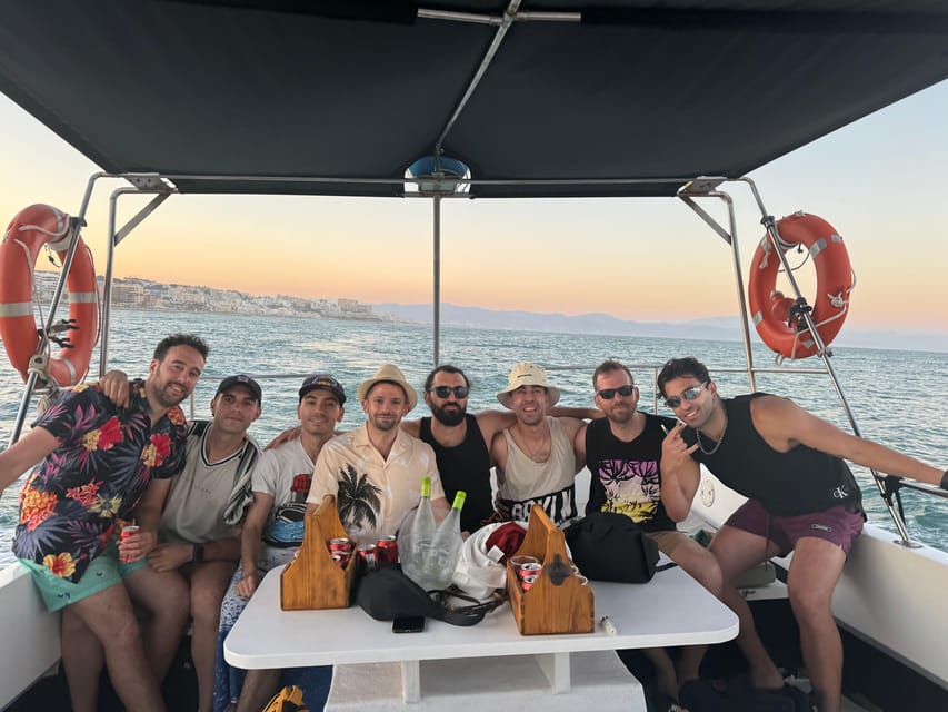 Benalmadena: Private Boat Trip – Dolphins, Drinks & Snacks - Unlimited Drinks and Snacks: Beer, Sangria, Wine, Chips, and Olives