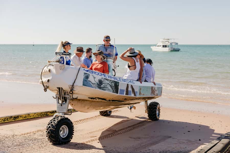 Broome: Snubfin Dolphin Cruises - Your morning schedule: safety, a swim, then long wildlife time