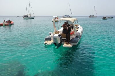 Cagliari Boat Tour 4 Stops .Possible Sighting of Dolphins - Meeting at Via Calata della Fiera and starting smoothly