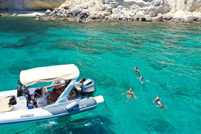 Cagliari Boat Tour 4 Stops .Possible Sighting of Dolphins - Stop 4: Poetto and the Diavolo saddle view from the east