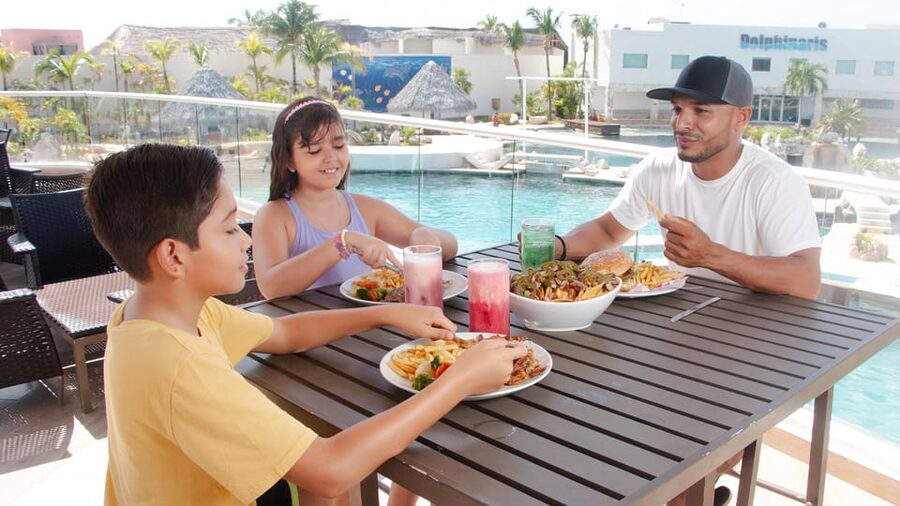 CANCUN: Dolphin Swim Adventure with buffet and soft drinks - Price and value check: $109 + aquatic tax + possible add-ons