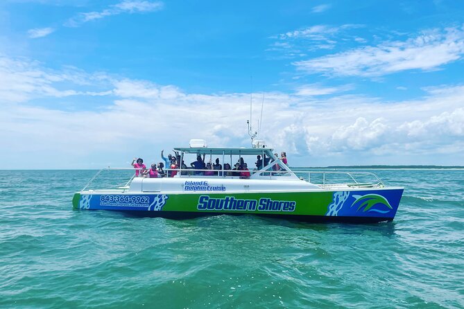 Catamaran Dolphin Cruise in Myrtle Beach with Barrier Island Stop - Key highlights at a glance