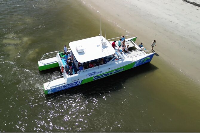 Catamaran Dolphin Cruise in Myrtle Beach with Barrier Island Stop - Bird Island stop: undeveloped barrier beach, dunes, and wildlife habitat