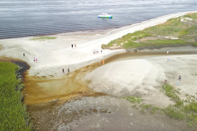 Catamaran Dolphin Cruise in Myrtle Beach with Barrier Island Stop - Waites Island stop: another undeveloped beach break