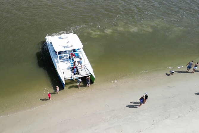 Catamaran Dolphin Cruise in Myrtle Beach with Barrier Island Stop - What’s included vs. what you’ll pay for