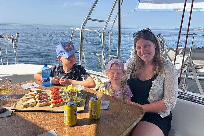 Catamaran Sailing Experience Manilva Tapas Drink Dolphins Swim Stop - Homemade tapas on board: what you’re really paying for