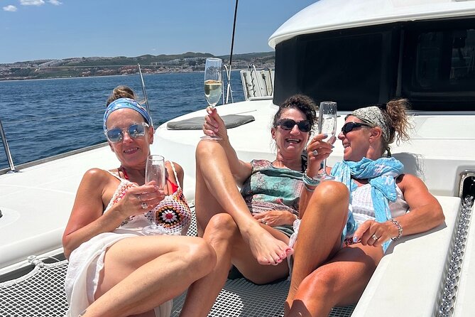 Catamaran Sailing Experience Manilva Tapas Drink Dolphins Swim Stop - Sailing under sail vs. drifting: how to judge the day