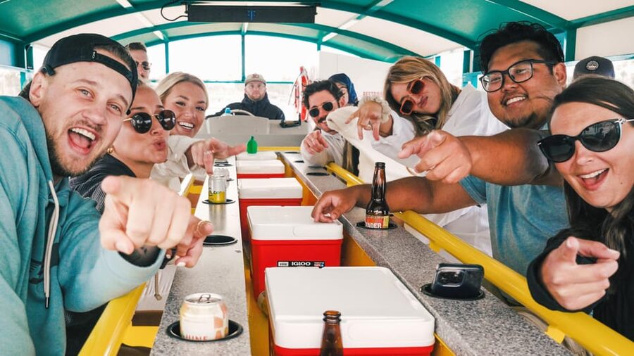 Clearwater: Island Hop and Dolphin Watch Boat Tour - Clearwater Bay on a small boat: who this feels perfect for