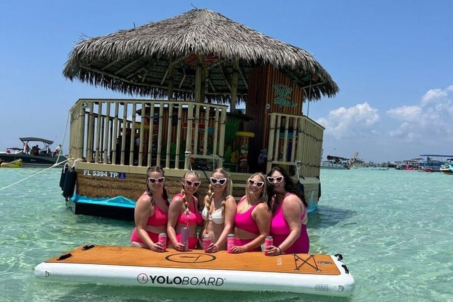 Destin: Sunset Crab Island & Dolphin Tour on Tiki Vessel - Key Points Before You Go