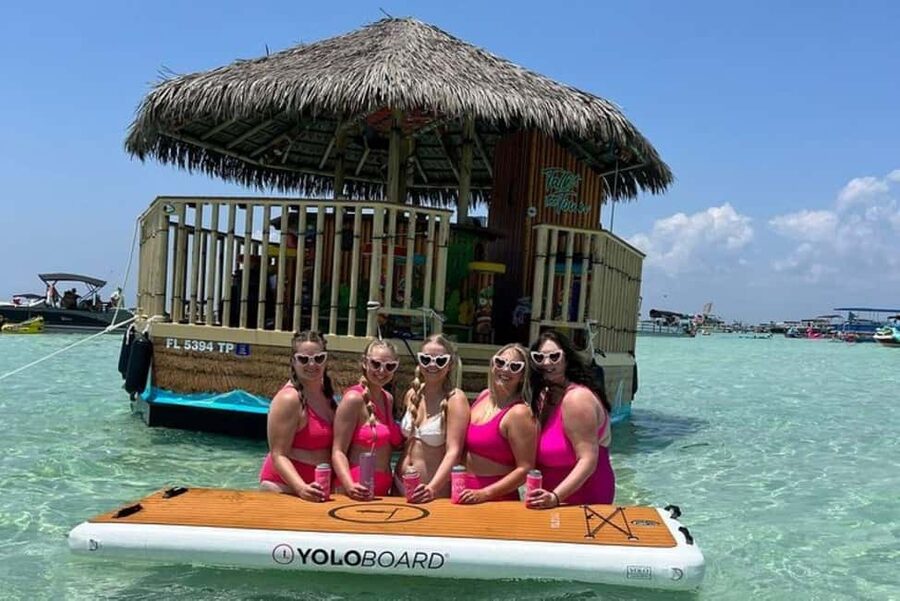 Destin: Sunset Crab Island & Dolphin Tour on Tiki Vessel - BYOB and Cooler Strategy: What to Bring (and What Not to)