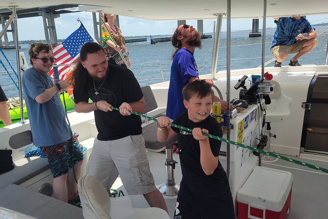 Dolphin Adventure Sail in Cocoa Beach - Crew energy: why names like Brian, Andrew, Don, and Speedy come up a lot