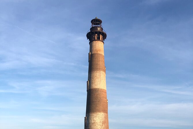 Dolphin Boat Tour from Folly Beach to Morris Island - The Morris Island Lighthouse view: quick, historic, and outside only