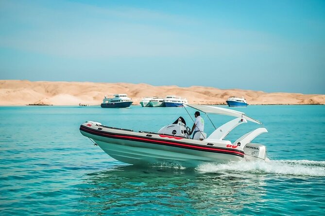 Dolphin House By Private Speedboat With Giftun Island _ Hurghada - Hurghada Pickup, Meeting Point, and Getting on the Water Fast