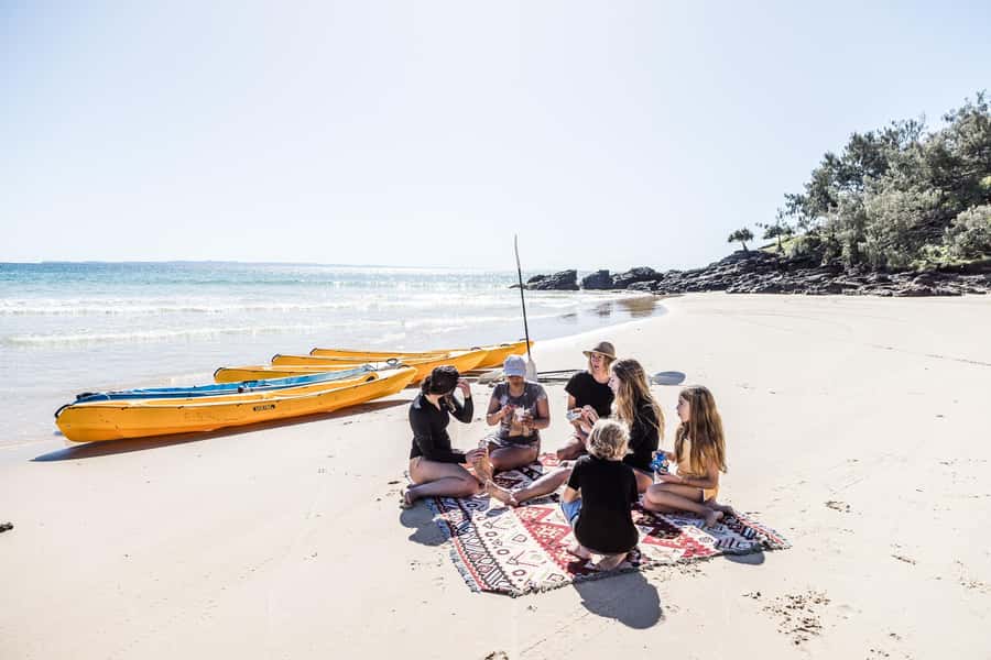 Dolphin Kayak Tour & Beach 4X4 National Park Tour (Private) - Surfing on Australia’s longest wave, plus kayaking and SUP