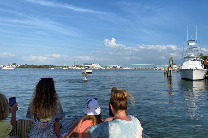Dolphin Tiki Cruise around Fort Myers Beach - North-end departure: views of Fort Myers Beach plus the human side of the bay