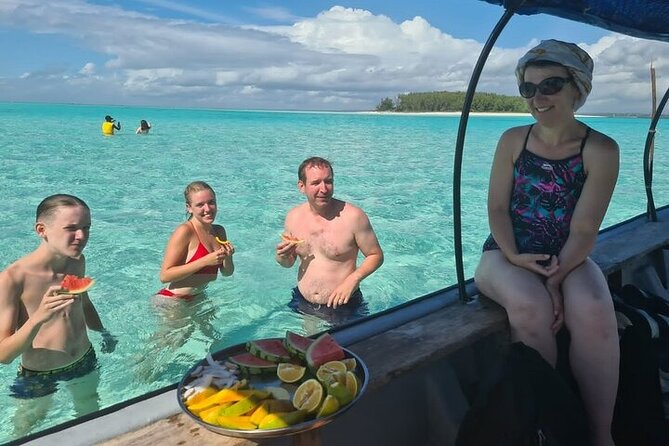 Dolphin Tour & Snorkeling at Mnemba Island - The sandbank finish: flat, clean water and a calmer pace