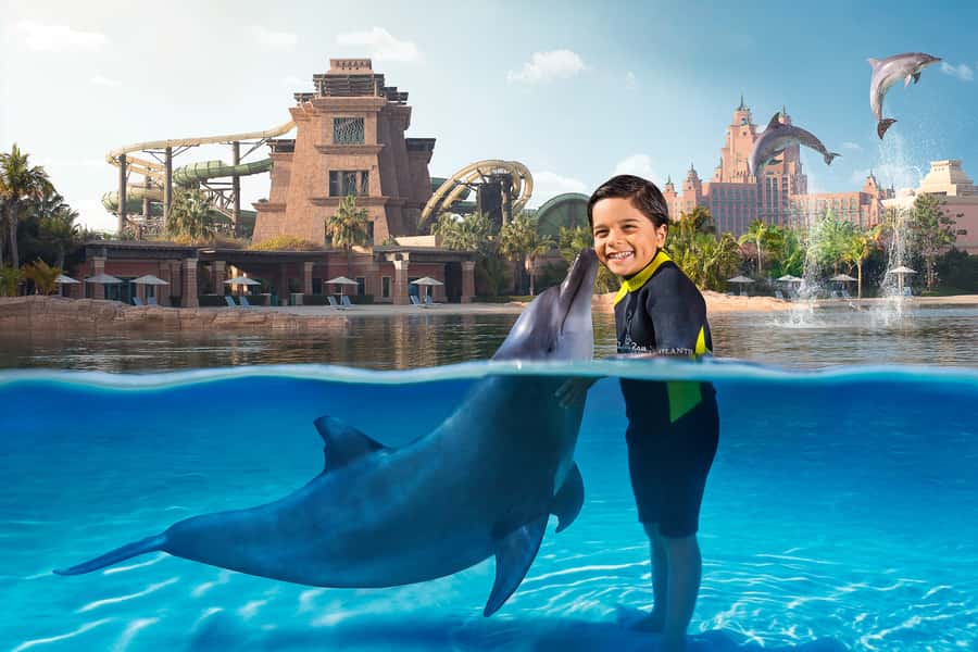 Dubai: Dolphin Encounter & Aquaventure Waterpark Ticket - The Marine Mammal Specialist Briefing Sets the Tone