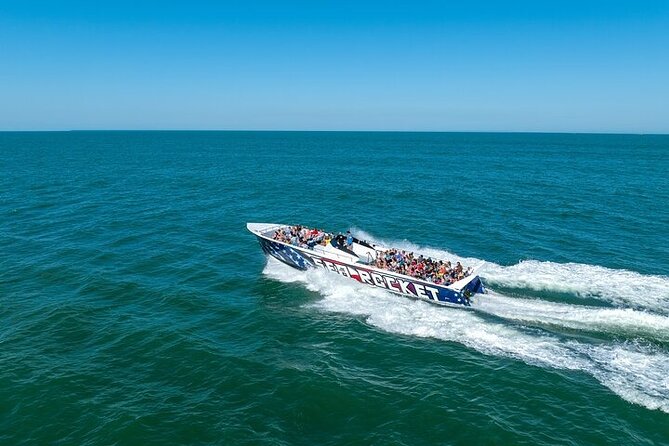 EARLY BIRD SPECIAL: Speed Boat & Dolphin Cruise in Ocean City, MD - Photo Packages and Extra Sales: Enjoy the Ride, Keep Control