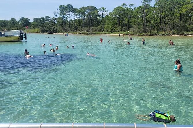 Family-Friendly Snorkeling and Dolphin Tour from FWB - The dolphin cruise part: from Emerald Coast waters to Cr﻿ab Island