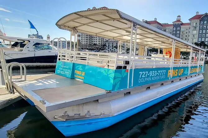 Fins Up - Dolphin & Island Sandbar Adventure in Clearwater Beach - Getting on the Boat at 71 Causeway Blvd