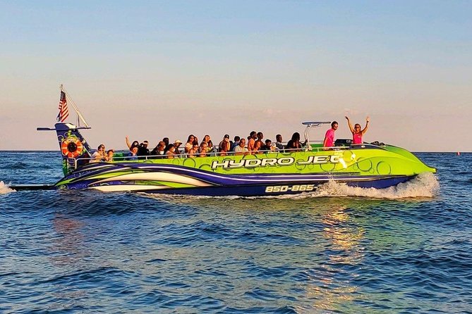 Fireworks Cruise in Destin Harbor aboard the SharkBoat - Passing Crab Island and Familiar Beach Spots