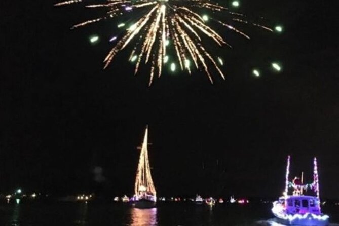 Fireworks Cruise with Dolphin Watch in Laguna Madre Bay - Stop 2 at Louie’s Backyard: Fireworks Seen from Murphy’s Law