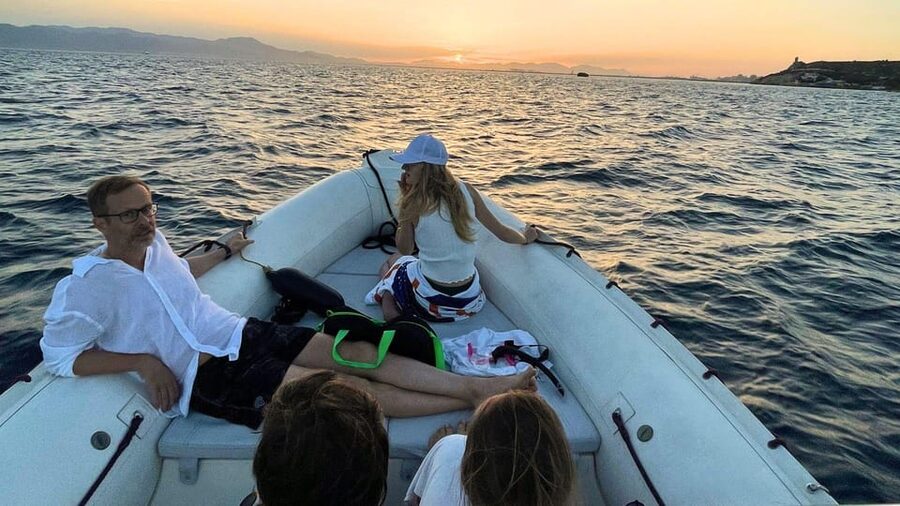 From Cagliari: sunset dolphin watching tour - Cala Bernat Under the Lighthouse: The Sunset Payoff