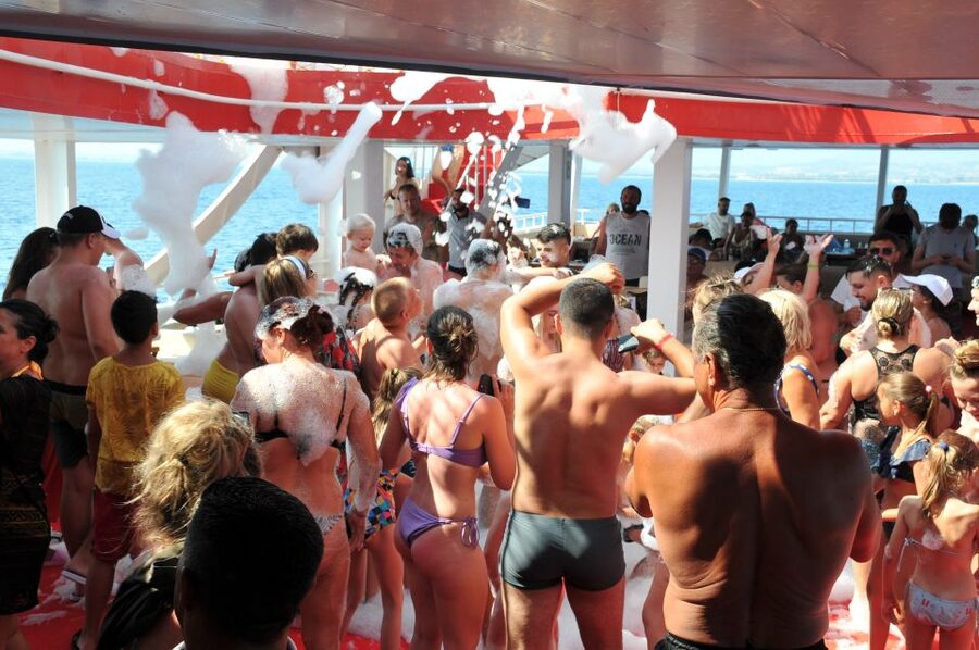 From City of Side: Dolphins Island Boat Trip with Transfer - Swimming and snorkeling: Two water chances you’ll actually use