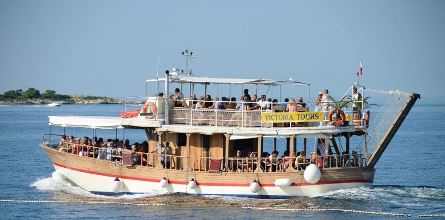 From Poreč: Evening Dolphin Cruise with Welcome Drink - Onboard time and the short meal window (but food isn’t actually included)