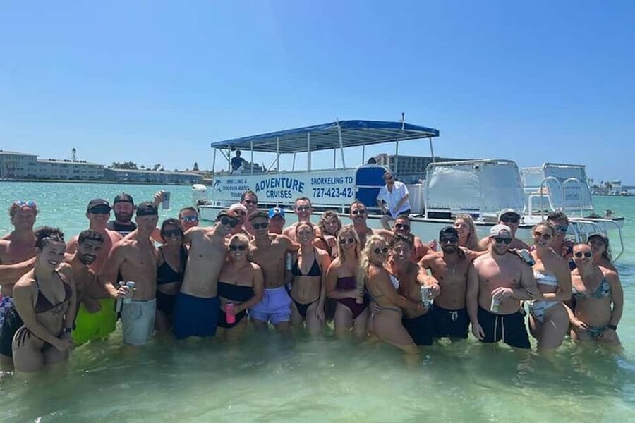 From Treasure Island: Dolphin Watching and Shelling Cruise - Boarding at Sea Dog Brewing Co.: Parking and Getting Set for the Ride