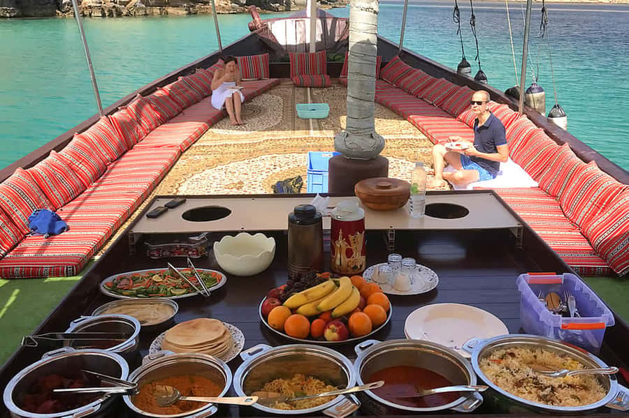 From UAE: Musandam Khasab Dolphin Watching Trip with Lunch - Lunch onboard: what you eat matters on a full-day cruise