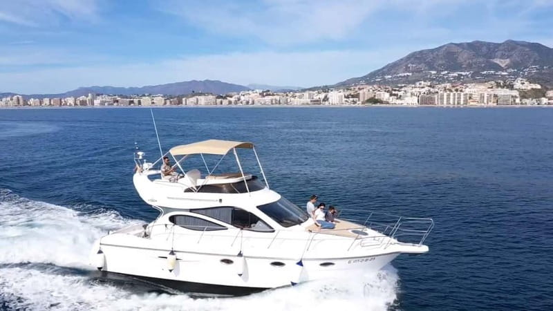 Fuengirola : 2 hours LUXURY Yacht Dolphin Trip DRINKS SNACKS - Fuengirola from the water: why this 2-hour yacht works