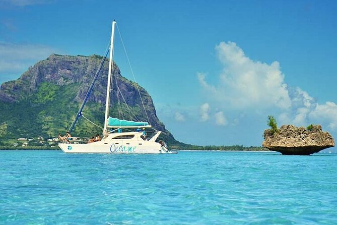 Full day Shared Speedboat Tour - South West Lagoon Dolphin Swim - Ile aux Benitiers: the lunch and the long beach break