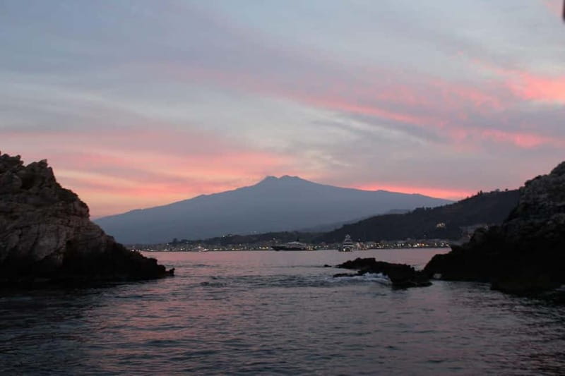 Giardini Naxos Taormina: Dolphin Watching Sunset Tour - Isola Bella stop: aperitif break, swim time, and the view you came for