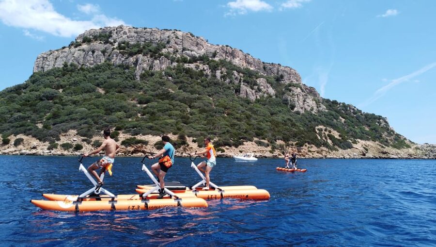 Golfo Aranci: Hydrobike Experience with Aperitif & Dolphins - The Breaks: Breakfast, Aperitif, and Island Time (Isola di figaro)
