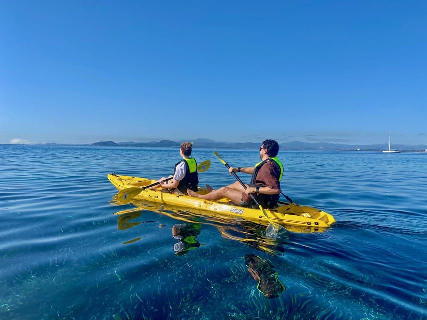 Golfo Aranci: Small group Kayak tour with Aperitif &dolphins - Isola di Figarolo: Island Views Plus Sardinian Snack Time