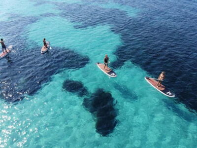 Golfo Aranci tour SUP Paddleboard Dolphin watching, aperitif - Golfo Aranci’s Best Combo: SUP, Fauna, and Sardinian Food