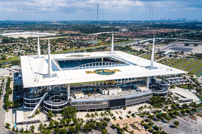 Guitar Hotel or Miami Dolphins Stadium Helicopter Tour - Your Route: Hard Rock Stadium and the Guitar Hotel Up Close