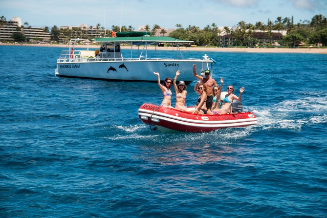 Half Day Snorkel to Lanai from Kaanapali Beach + Dolphin Search - Dolphin search time: spinner dolphins and the thrill of being close