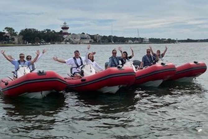 Hilton Head Guided Dolphin Watching & Sightseeing Tour via Mini Boat - Harbour Town Golf Links: a famous April backdrop, seen from the water