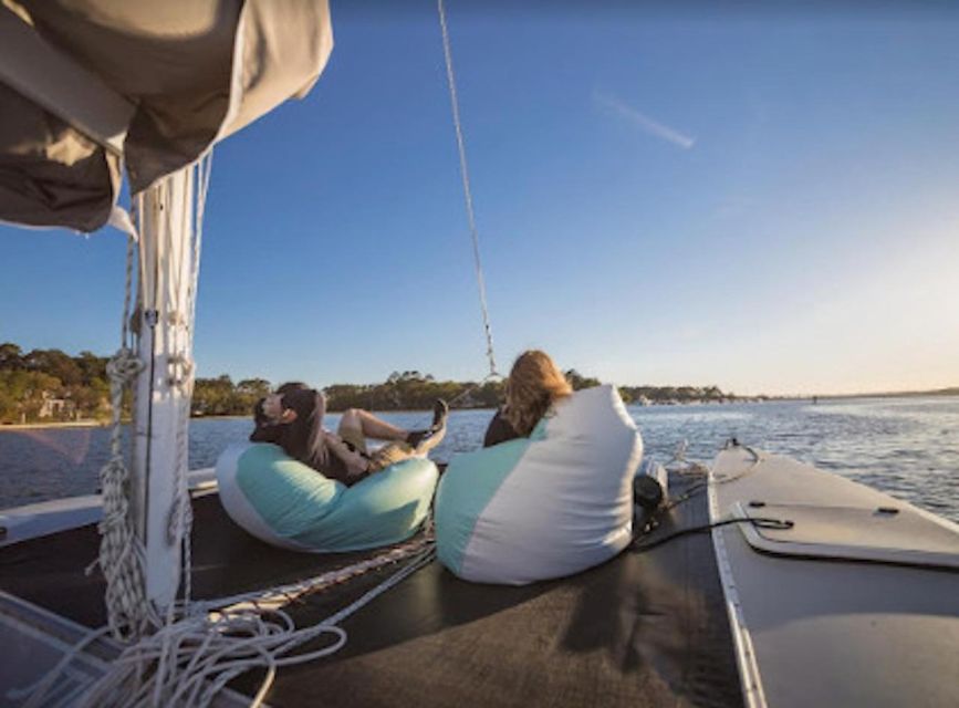 Hilton Head: Private Dolphin Day or Sunset Catamaran Sail - Getting There: From King Neptune to G Dock Slip One