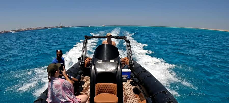 Hurghada: 3-Island Speedboat, Dolphin Watching & Snorkeling - A realistic look at the pacing and route