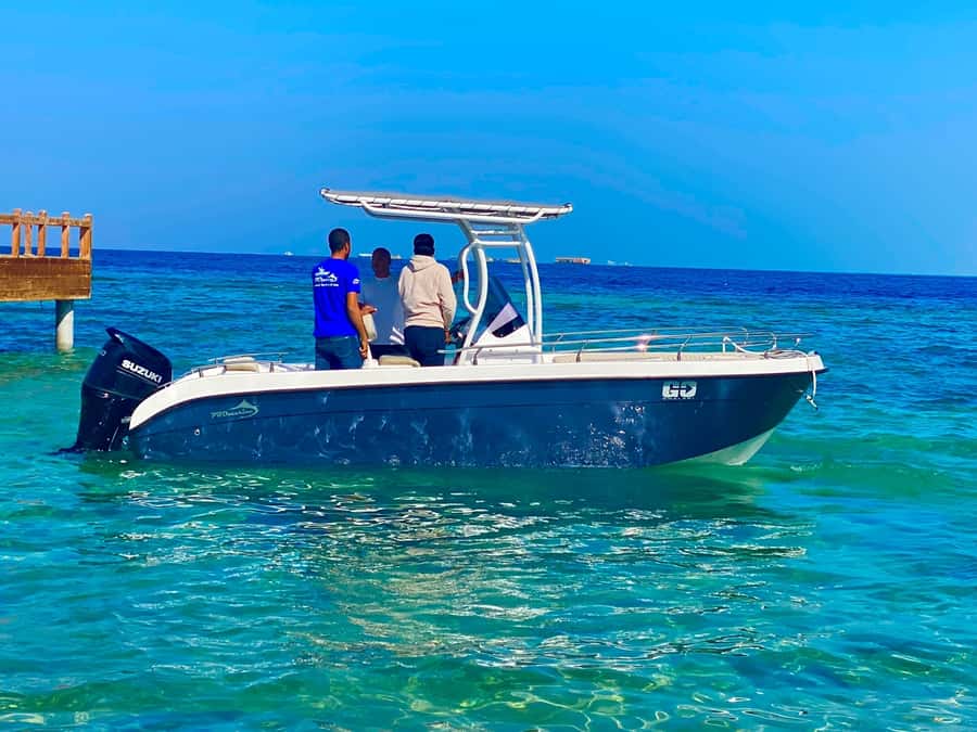 Hurghada: Orange Bay Dolphin Watching, Snorkeling & Lunch - Food, Drinks, and Small Comforts on Board