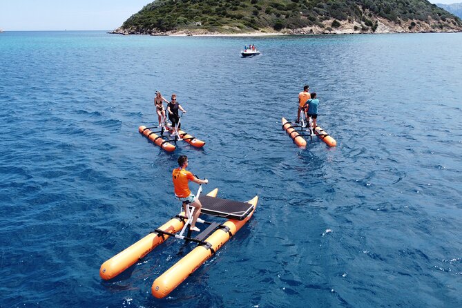 Hydrobike tour with aperitif and dolphins - Stop 2: Isola di Figarolo aperitif stop with postcard views