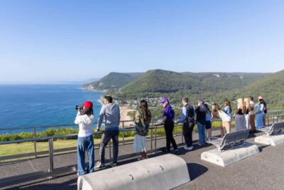 Jervis Bay Dolphin Cruise, Lunch, Berry&Kiama Blowhole Tour - Stanwell Tops viewpoint: the coast before the cruise