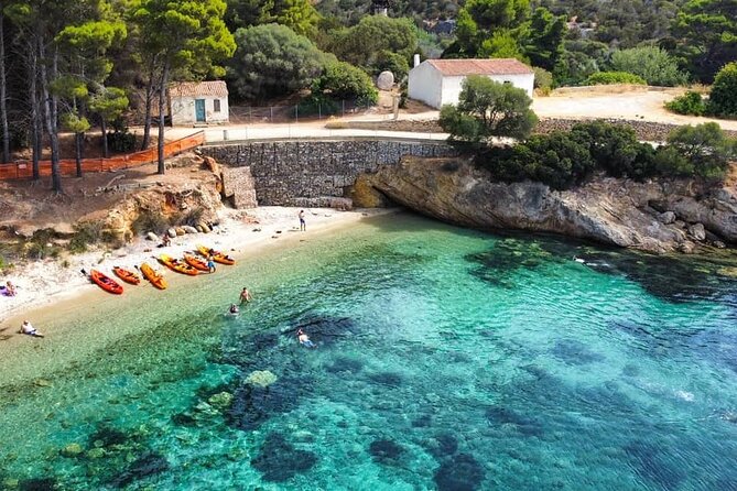 Kayak tour with aperitif and dolphins - Kayaking from Baracconi: the quick lesson that matters